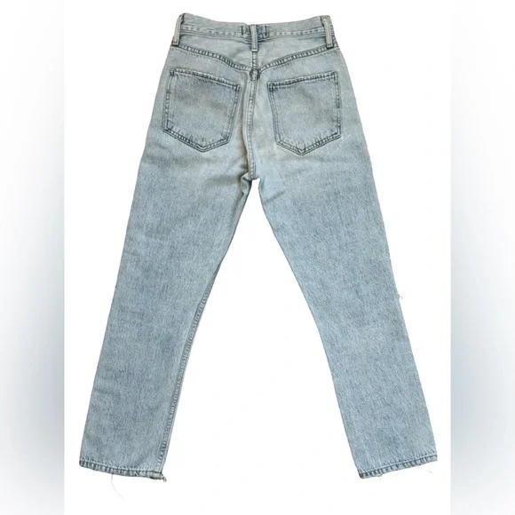 Agolde Riley High Rise Straight Crop - Picture 14 of 16